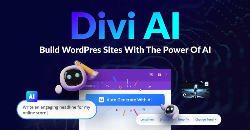 سایت ساز Divi AI با قدرت هوش مصنوعی